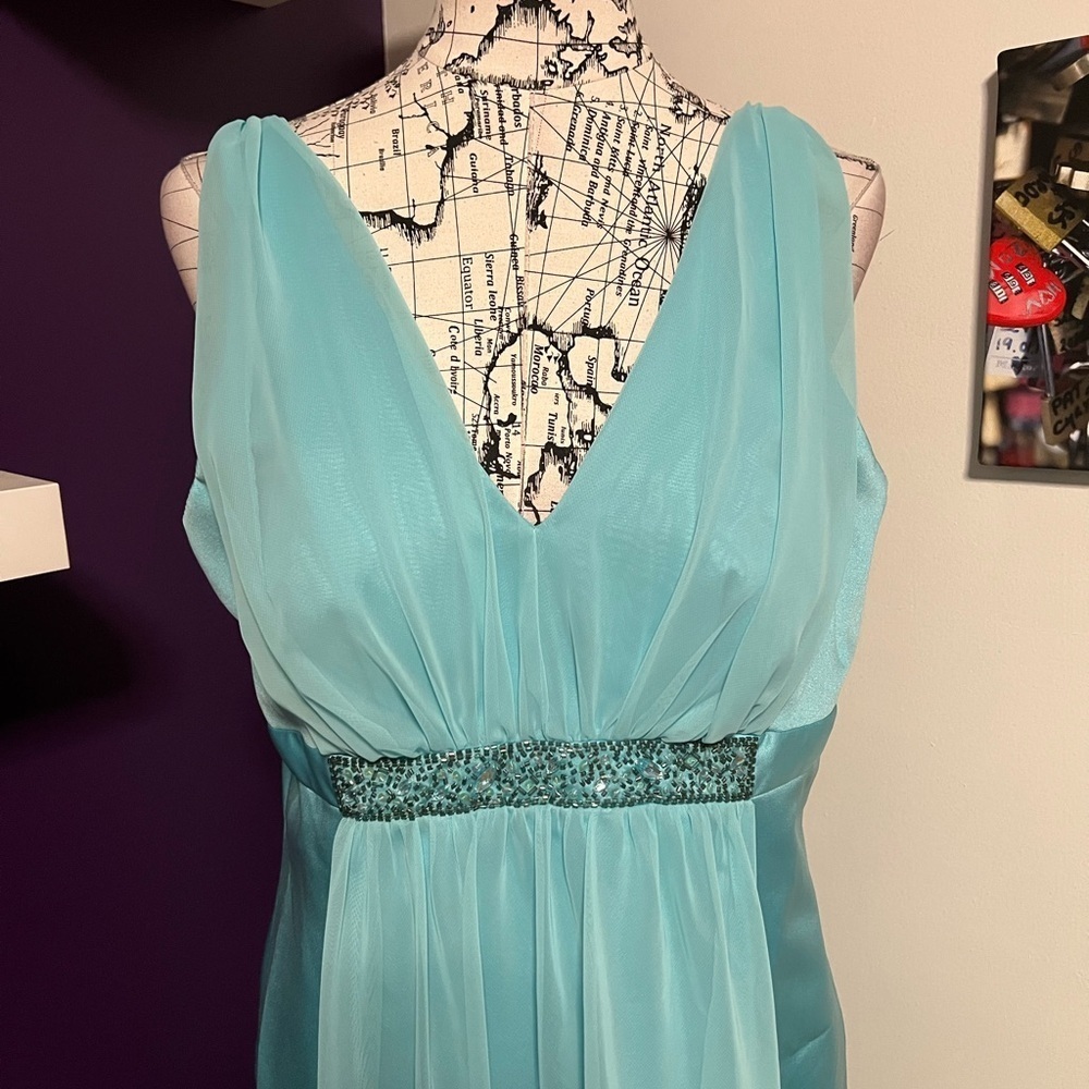 Discontinued David’s Bridal Style D19352 Bridesmaid Gown NWT - Picture 2 of 14